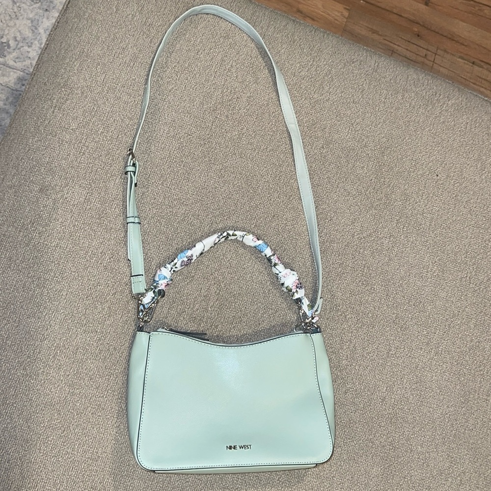 Nine West crossbody bag with scarf on strap